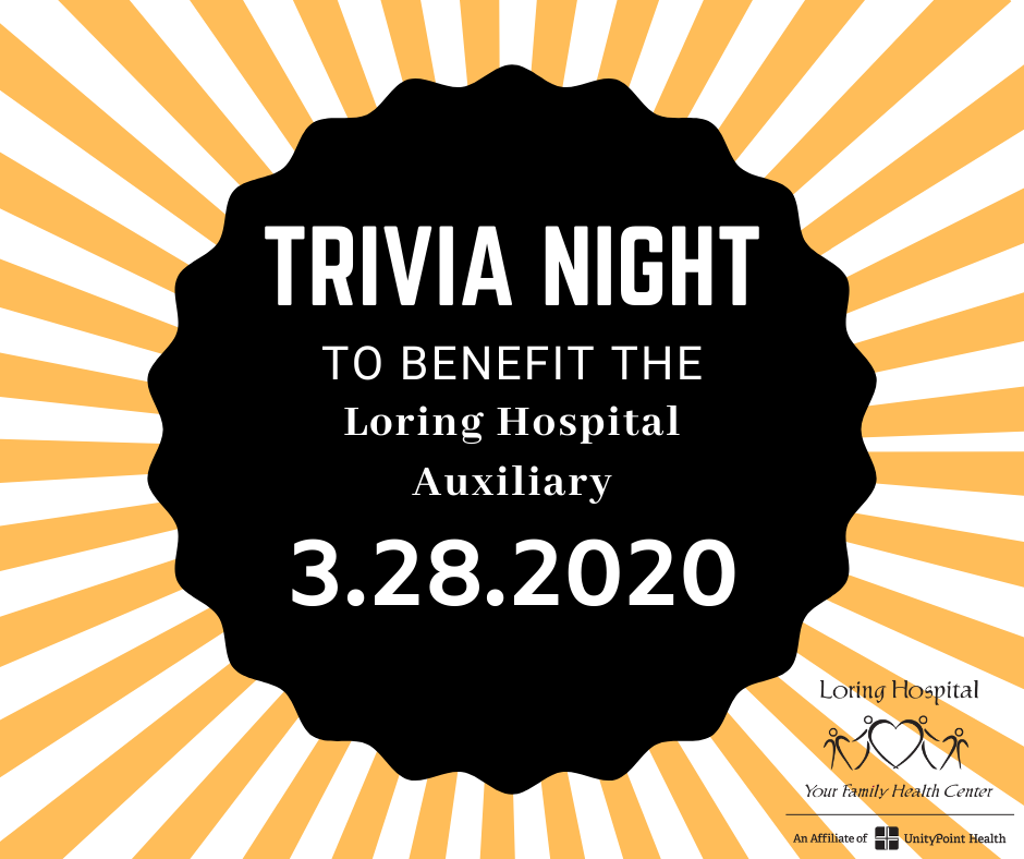 Trivia Night March 28, 2020