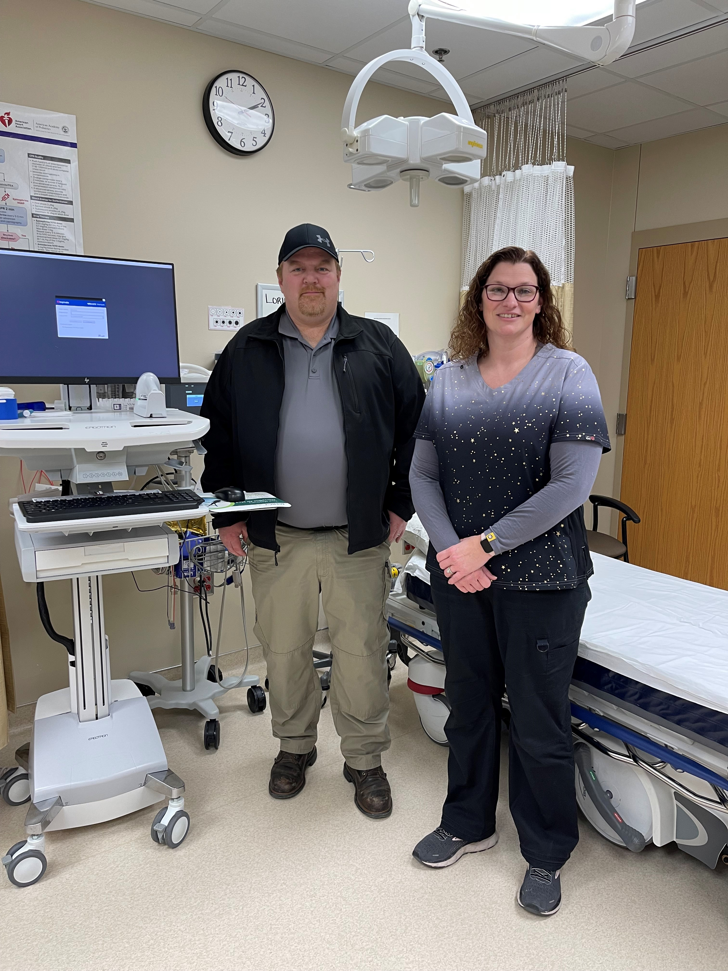 Eric Yunginger and Jamie Bloyer